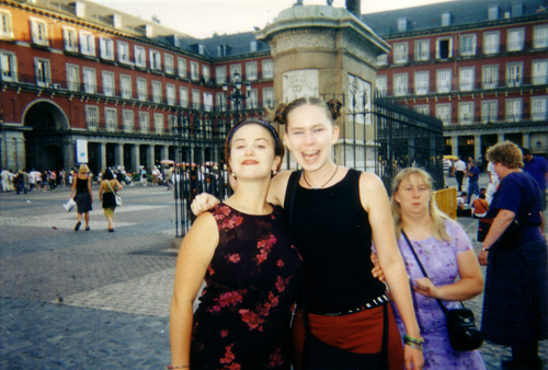 Laura in Madrid, Spain, Summer 2000