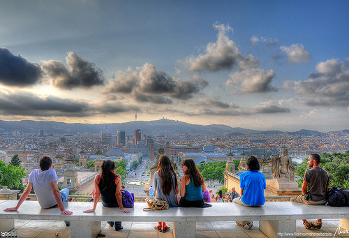 Enjoy the view - Barcelona Spain - HDR