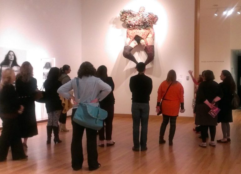 Bloggers at Elles Pompidou at Seattle Art Museum